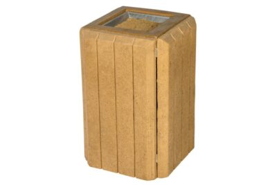 poubelle made in france, cendrier haut, cendrier beton, mobilier urbain béton,