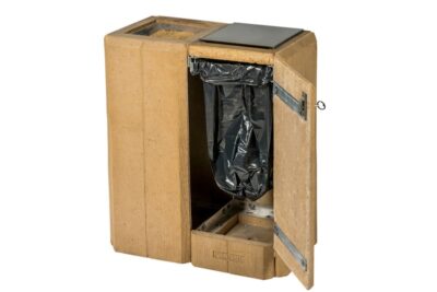 poubelle made in france, cendrier haut, cendrier beton, mobilier urbain béton,